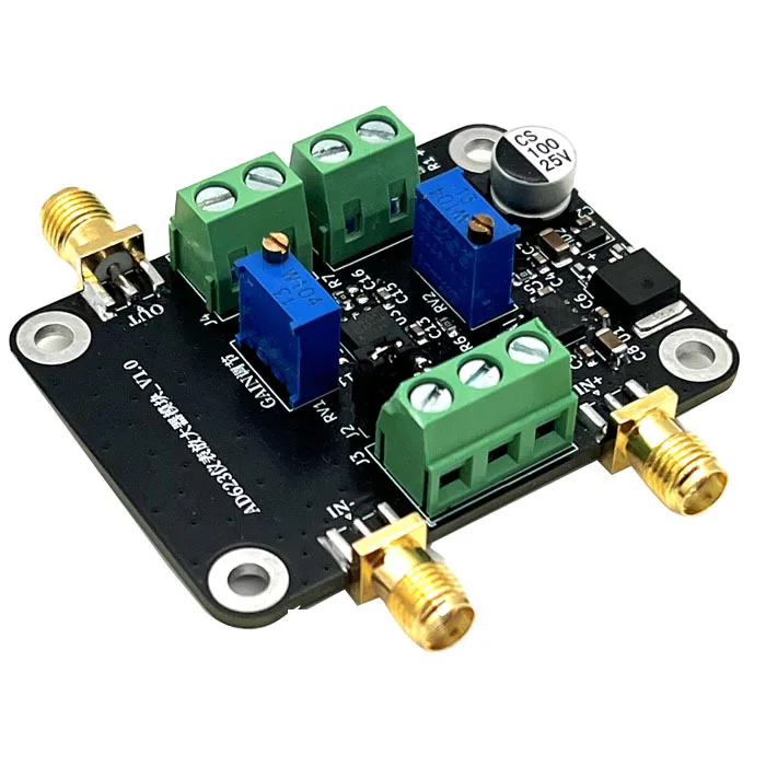 

Millivolt / Microvolt Voltage Amplifying Instrument Amplifying AD623 Module Single-ended / Differential Single Power Supply Low