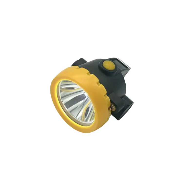 Torche de Mineur Rechargeable à LED, Lampe de Poche Montée sur la Tête, Succion de Pierres EDF, Casque de Minage