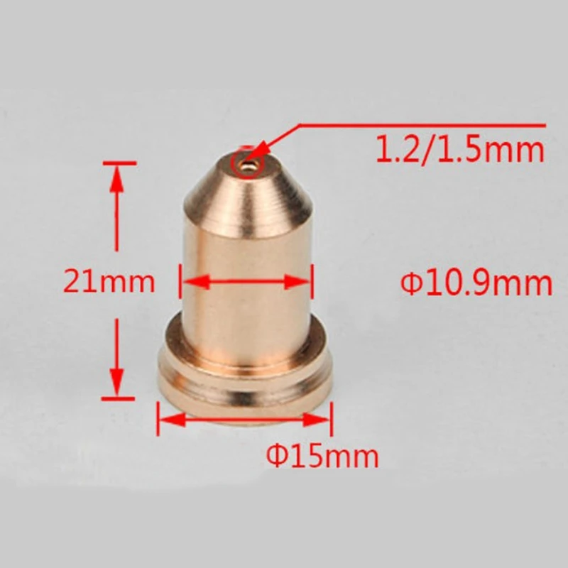 Electrode Nozzle Set Plasma Cutting Torch Accessories Cutting Nozzle Electrode Electrode Nozzle Copper PT80  061002/061004