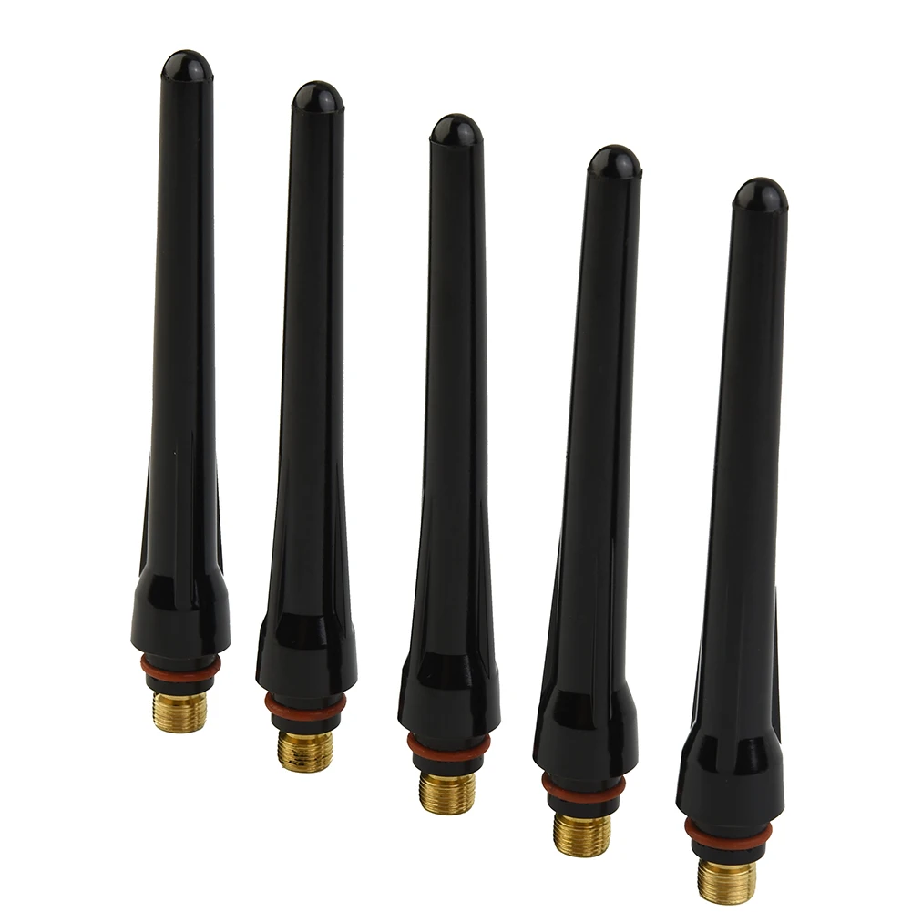 Black Long Back Cup Tool Accessory For Tig Welding Torch WP-17 WP-18 WP-26 WP17 WP18 WP26 Pack Portable Practical