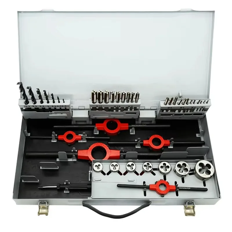 45 Pcs M3~M12 Tool Set HSS DIN 352  and DIN223  Hand Tool  Set