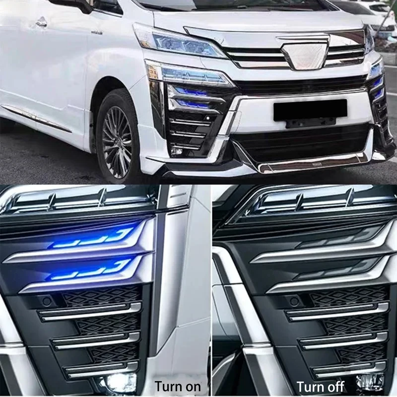 Premium LED Daytime Running Lights, Vellfire 2015-2018 Upgrade to 2020 ZG Day Lights, Auto Exterior Accessories