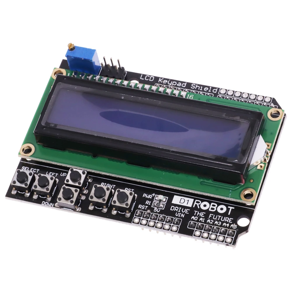 LCD Keypad Shield LCD 1602 Character LCD input and output expansion board for arduino raspberry pi uno mega 2560