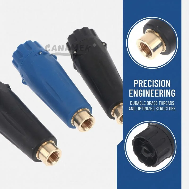 Blue Black Foam Cannon Sprinkler ST75 G14 Nozzle High Pressure Adjustable Snow Foam Head For Professional Car Wash Cleaning