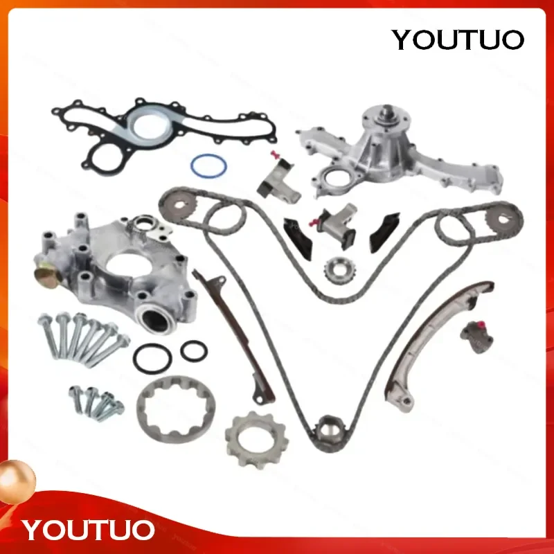 for 13559-ad010 Sturdy Timing Chain Kit for Toyota for 4Runner 4.0L 2003-2009 Fit for Both New and Used Cars Engine Repair