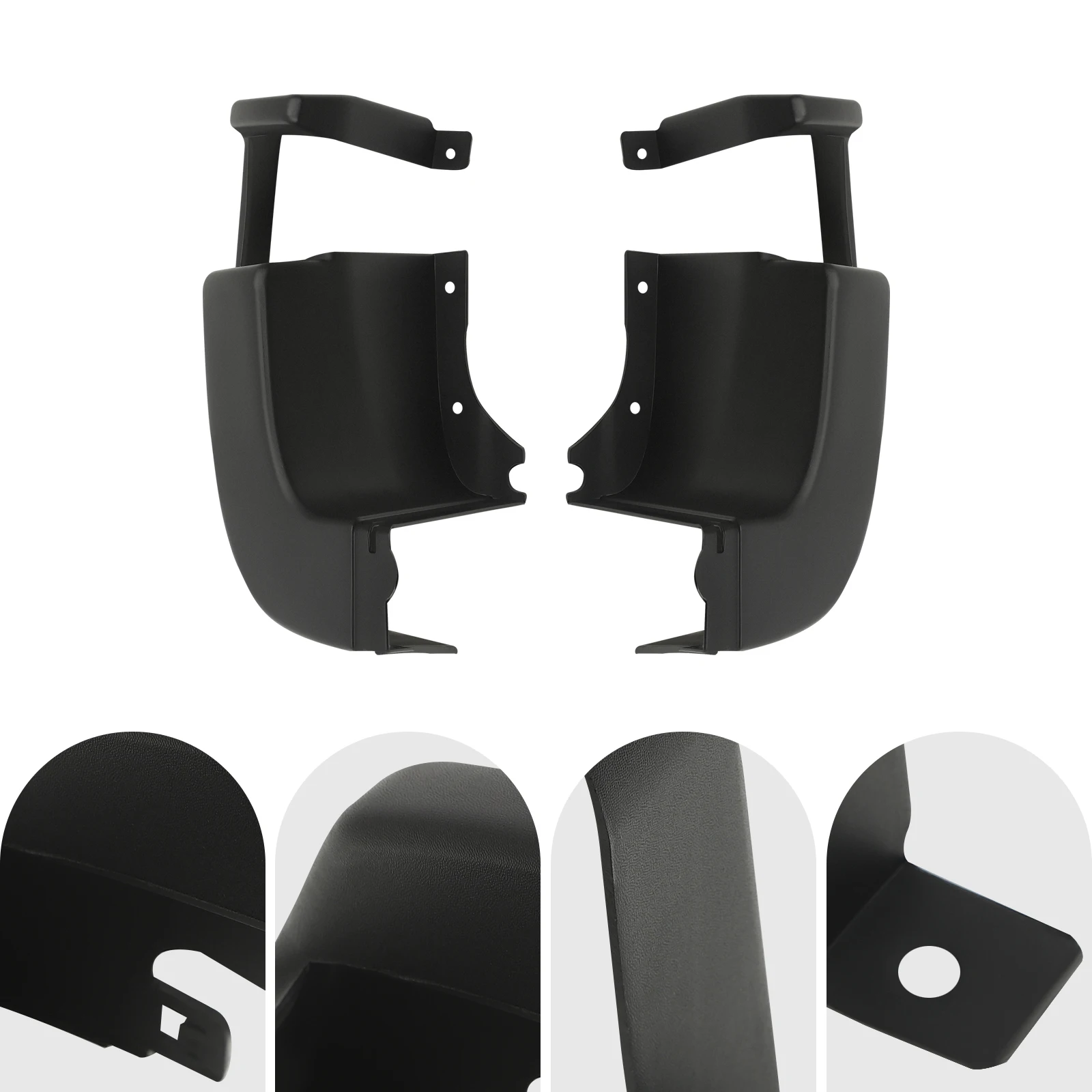 ABS المصد الخلفي الجانب نهاية غطاء تغليف لفورد ترانزيت 150 250 350 350 2015-2024