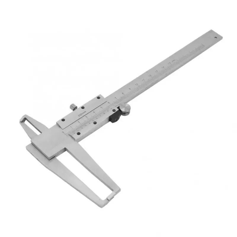 Double groove vernier caliper, chrome plated inner caliper, inner diameter gauge, inner hole gauge measuring tool