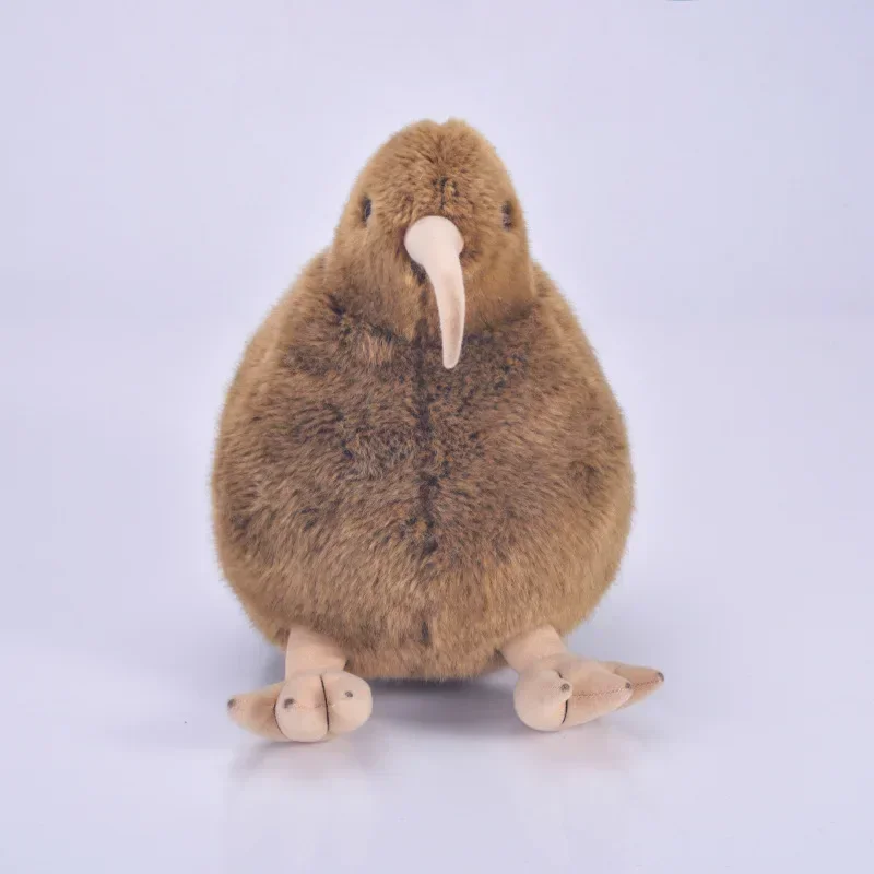 [Funny] Zoo 28cm Simulation Lifelike Kiwi Plush Toys Soft Kiwi bird Stuffed Animals doll Birthday Christmas Gifts For Kids