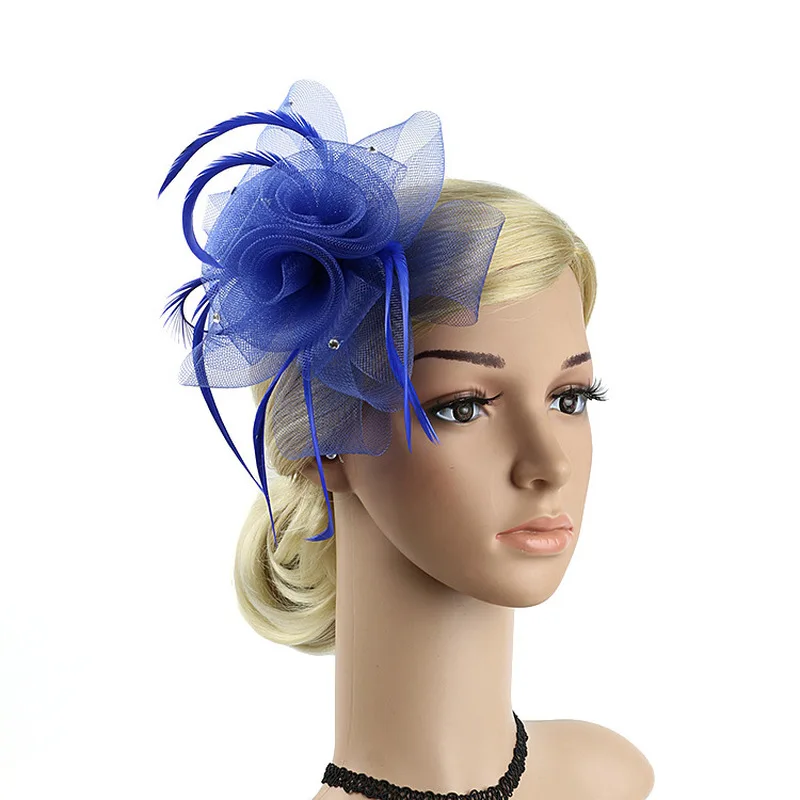 Magazine-style European and American popular bridal veil, floral headpiece with rhinestones, suitable for studio photoshoots, ru