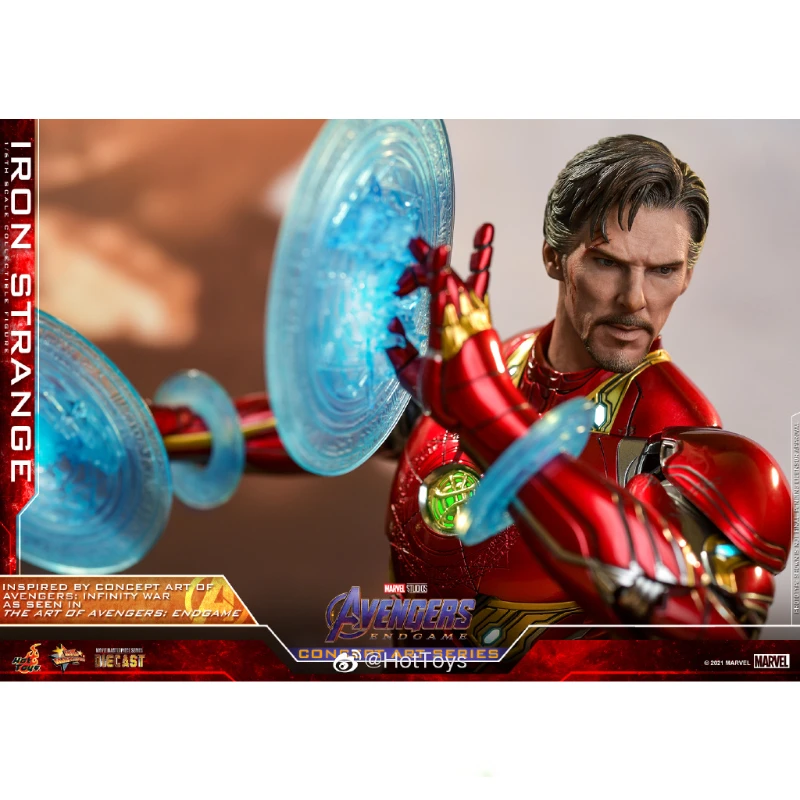 Stok tersedia Hottoys Hobby Iron Strange 1/6 Anime mainan Action Figure hadiah Model koleksi hobi