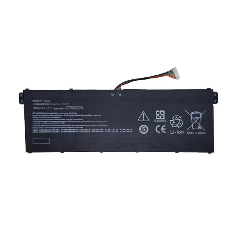 Replacement Laptop Battery For Acer AP19B5L TMP214-52 Aspire 7 A715-75G N19C5 Notebook Computer Power Supply