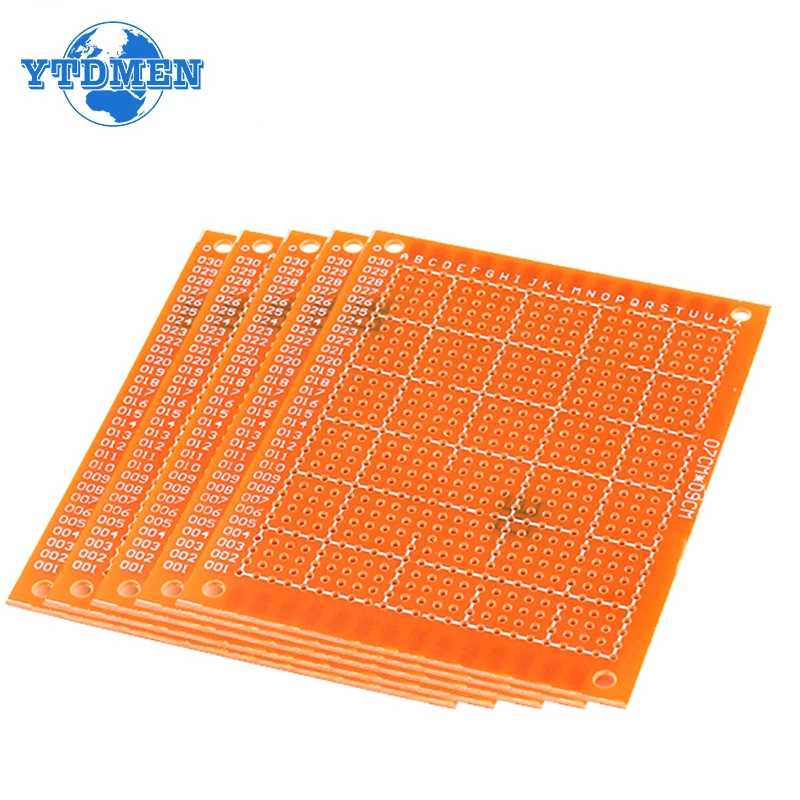 10pcs/lot Universal PCB Board 7x9 Diy Prototype Paper Printed Circuit Board Panel 70x90mm Single Side Electronic Soldering Board