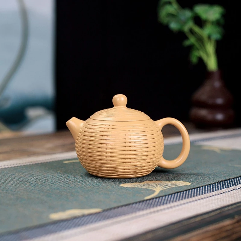 handmade tea pot xishi marked real yixing zisha duan clay original ore 7 infuser holes kungfu pot 220ml free shipping on sales