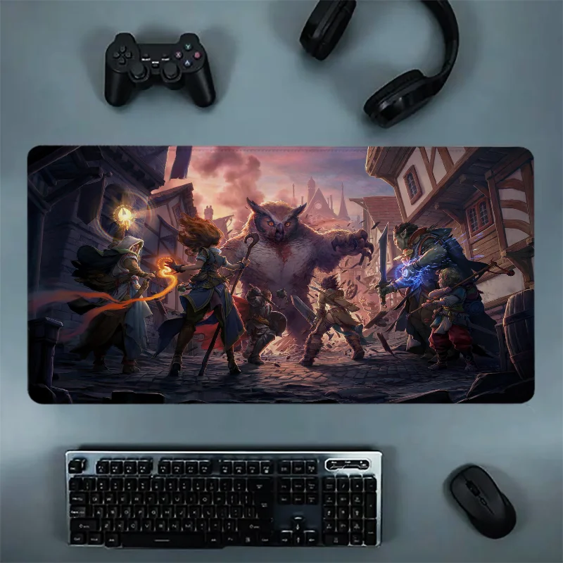 Anime Mouse Pad Gaming Accessories P-Pathfinder Game Mats Deskmat Desk Mat Mousepad Gamer Mause Office Pads Pc Xxl Desktop Large