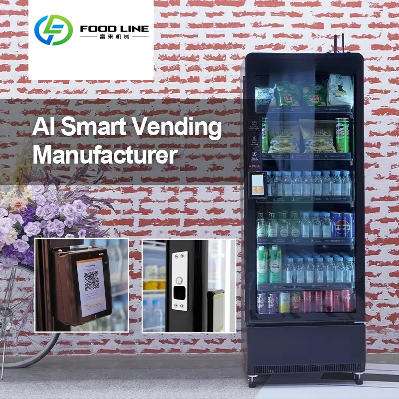 Customize 24 Hours Open Beverages Snacks Cold Drinks Vending Machine Price in Schools