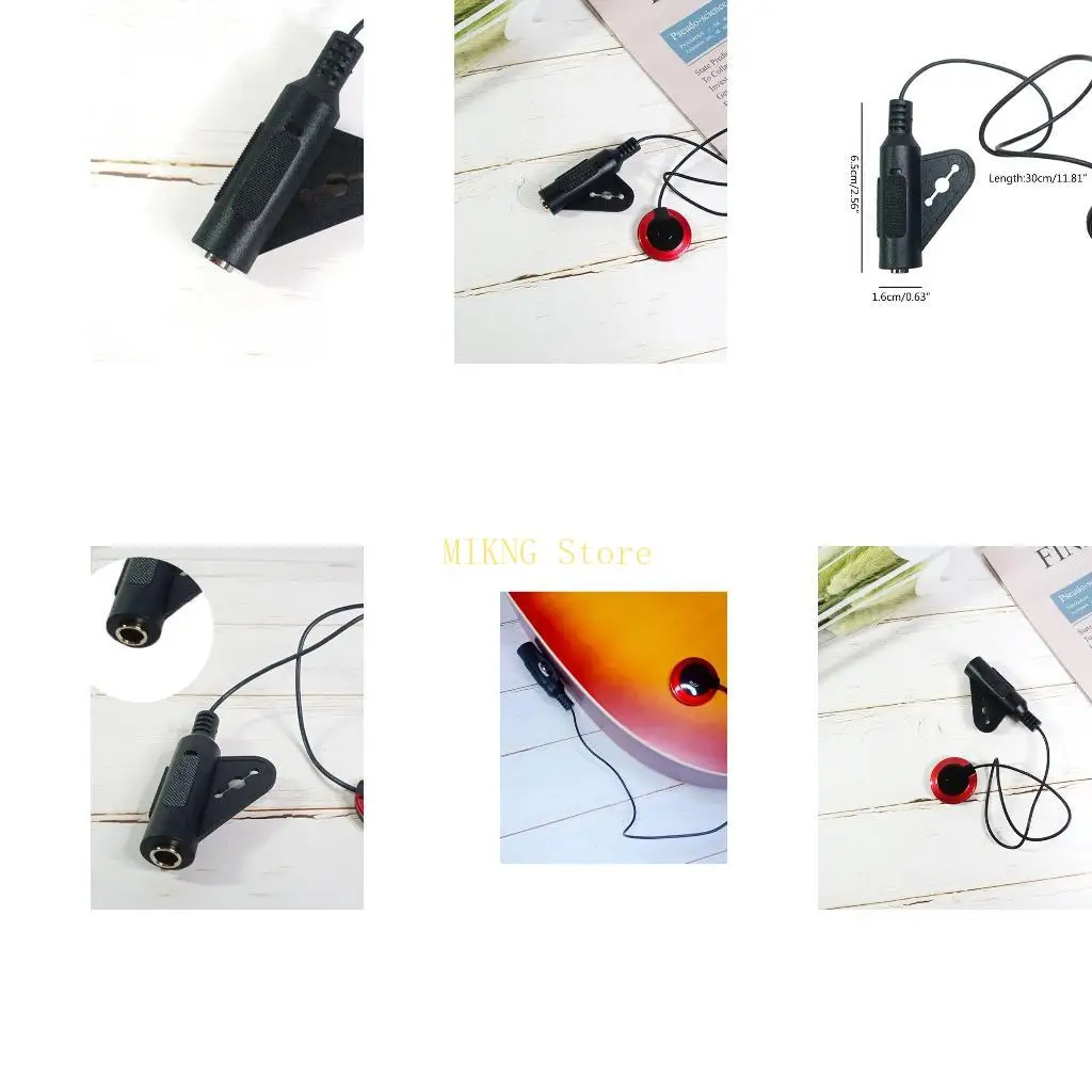 

Piezo Pickup Contact Microphone Transducer Set for Guitar Banjo Ukulele Violin Mandolin Cello Kalimba Harps best sale