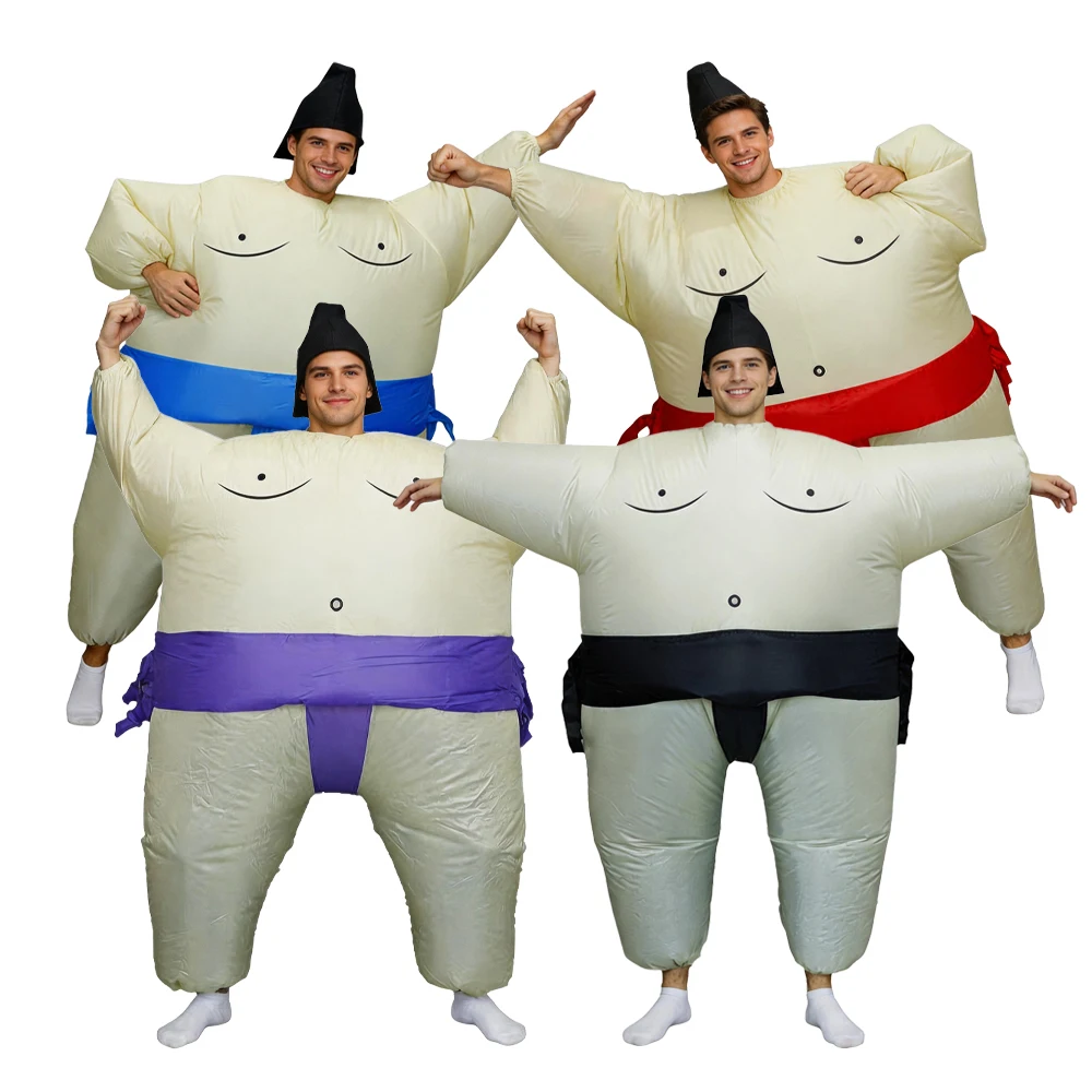 Costume Sumo Inflatable Birthday Party Fighter Inflatable Christmas Wrestling Role Play Dress Up for Adult