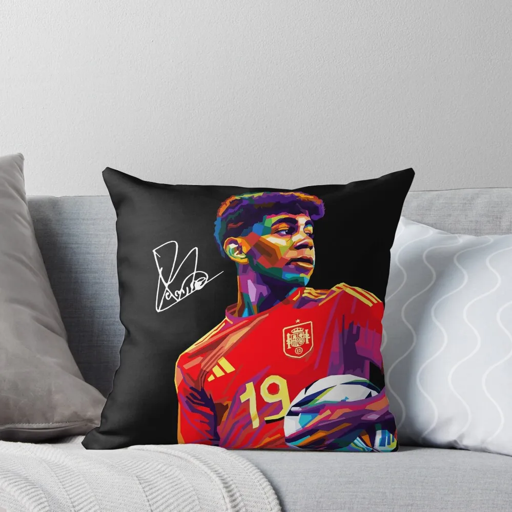 

Lamine Yamal Wpap Art Throw Pillow pillow cover christmas Christmas Cushion For Home Covers For Sofas Bed pillowcases pillow