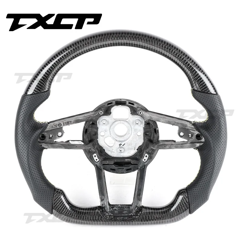 

Suitable for Audi R8 TT TTS carbon fiber car steering wheel sports model high-end upgrade and modification hot-selling