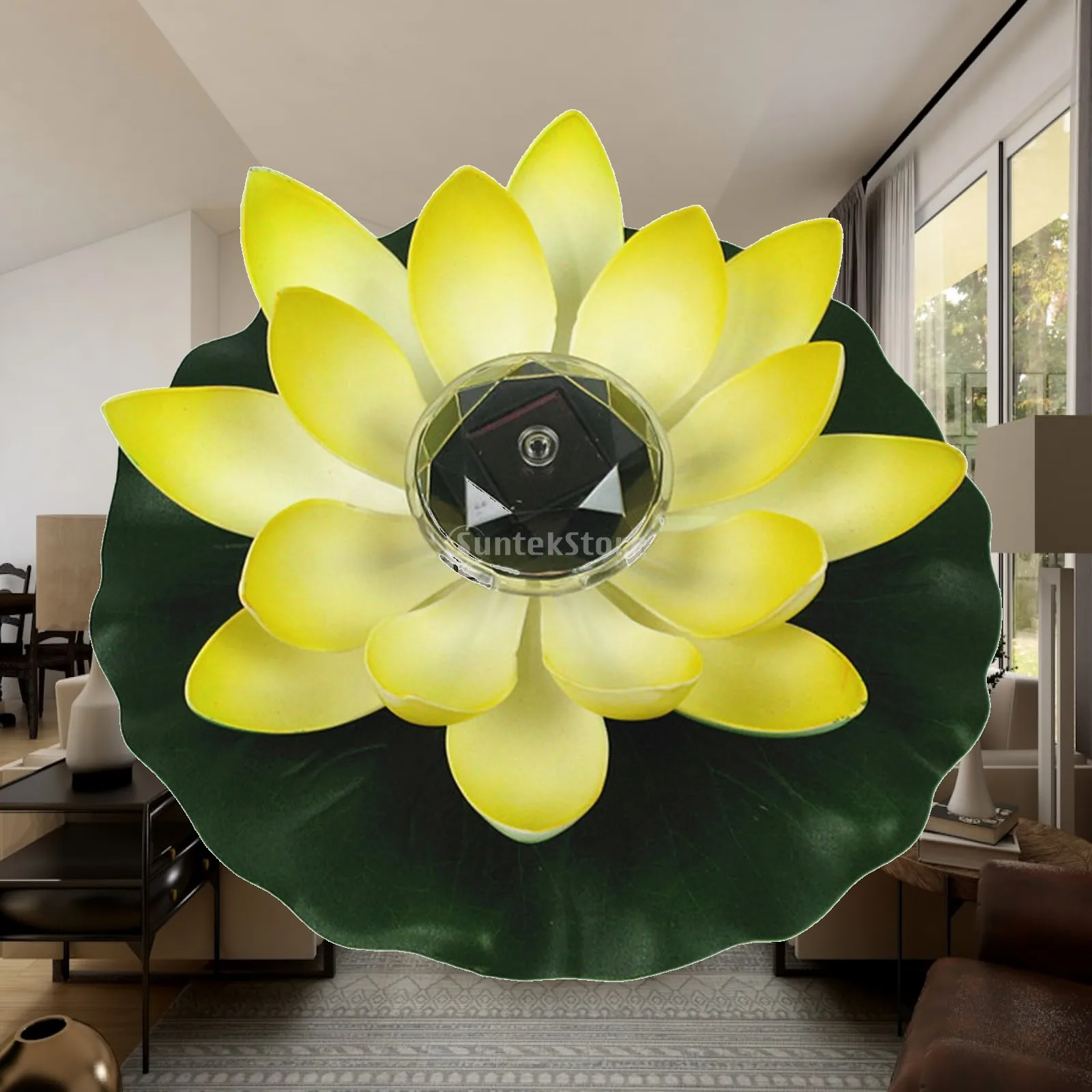 Lotus Lights Artificial Lotus Pool Lights Solar LED Flower Light