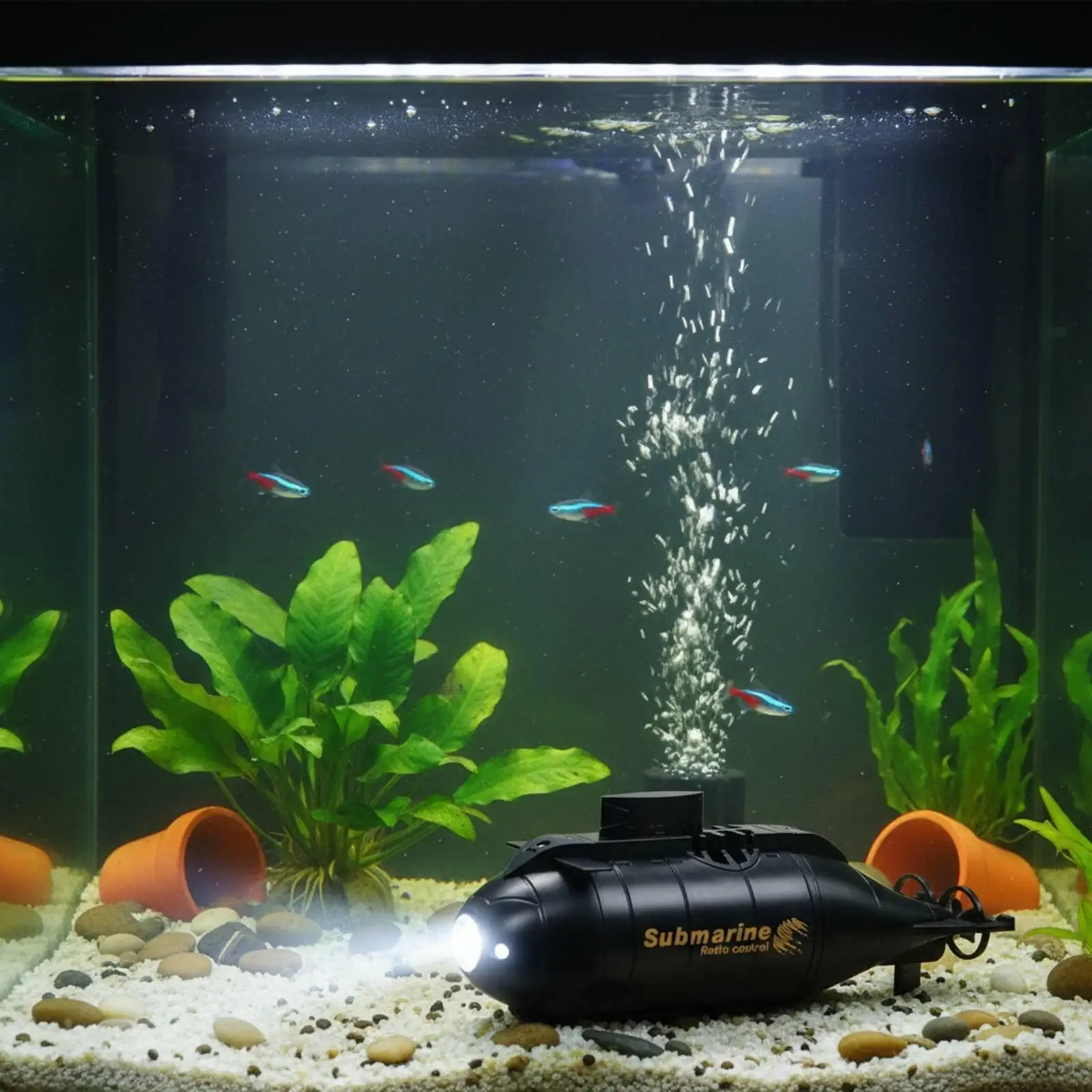 Control Underwater Vehicle Toy 6 Channels Control Underwater Vehicle Dive and Floats for Kids, Pool, Bathtub, Aquarium