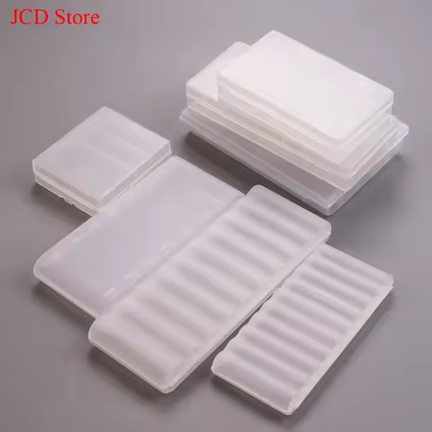 4/6/8/10 Grid AA AAA Plastic Battery Holder Case Organizer Container Batteries Storage Box Holder Hard Case Cover Battery Holder