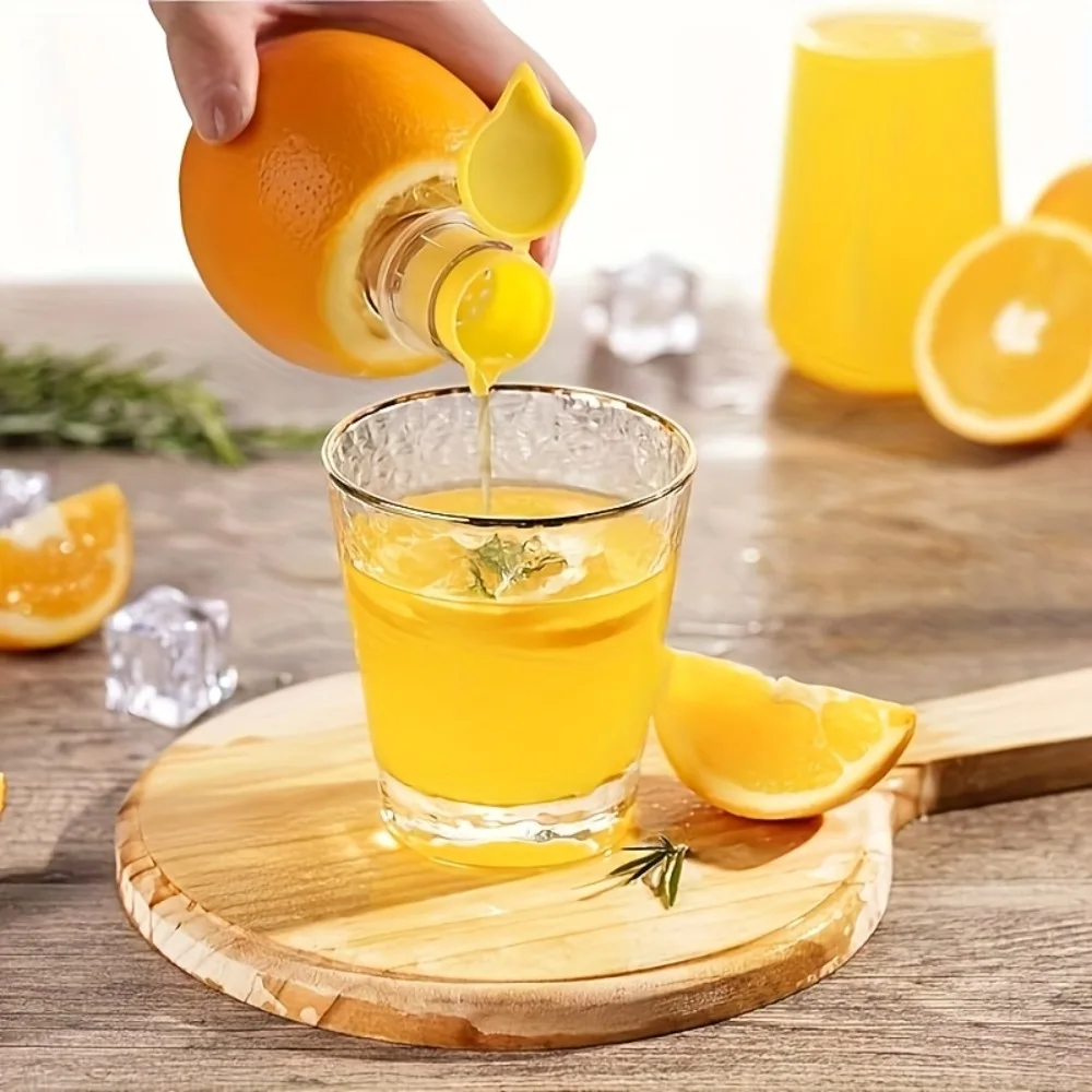 عصارة ليمون صغيرة، عصارة ليمون يدوية مع فلتر مدمج، عصارة حمضيات برتقالية #4