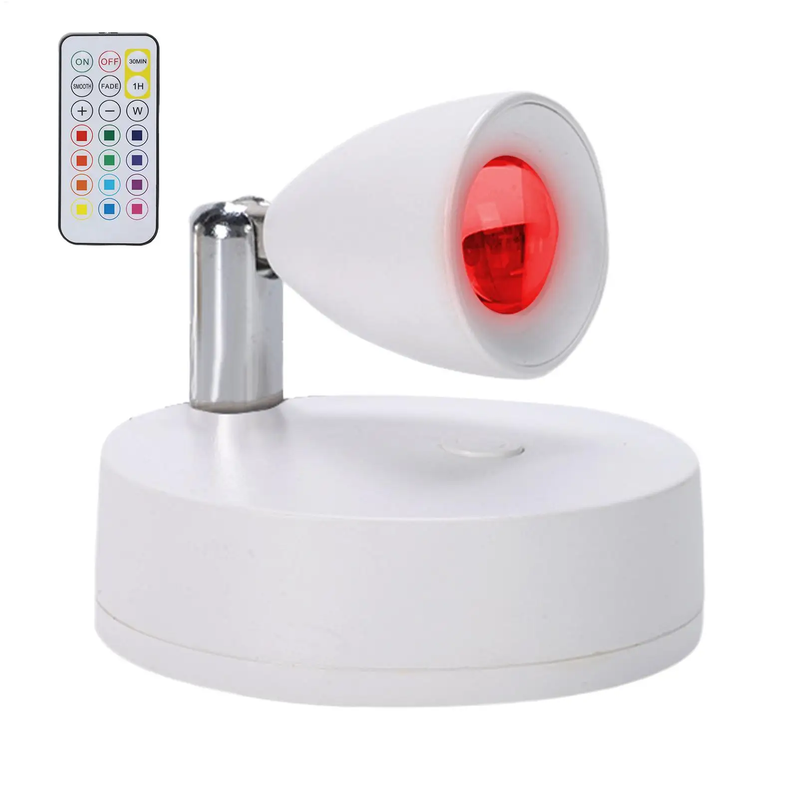 إضاءة لاسلكية للنباتات، جهاز تحكم عن بعد، أضواء كاشفة قابلة لإعادة الشحن، أضواء فنية صغيرة تعمل بالبطارية