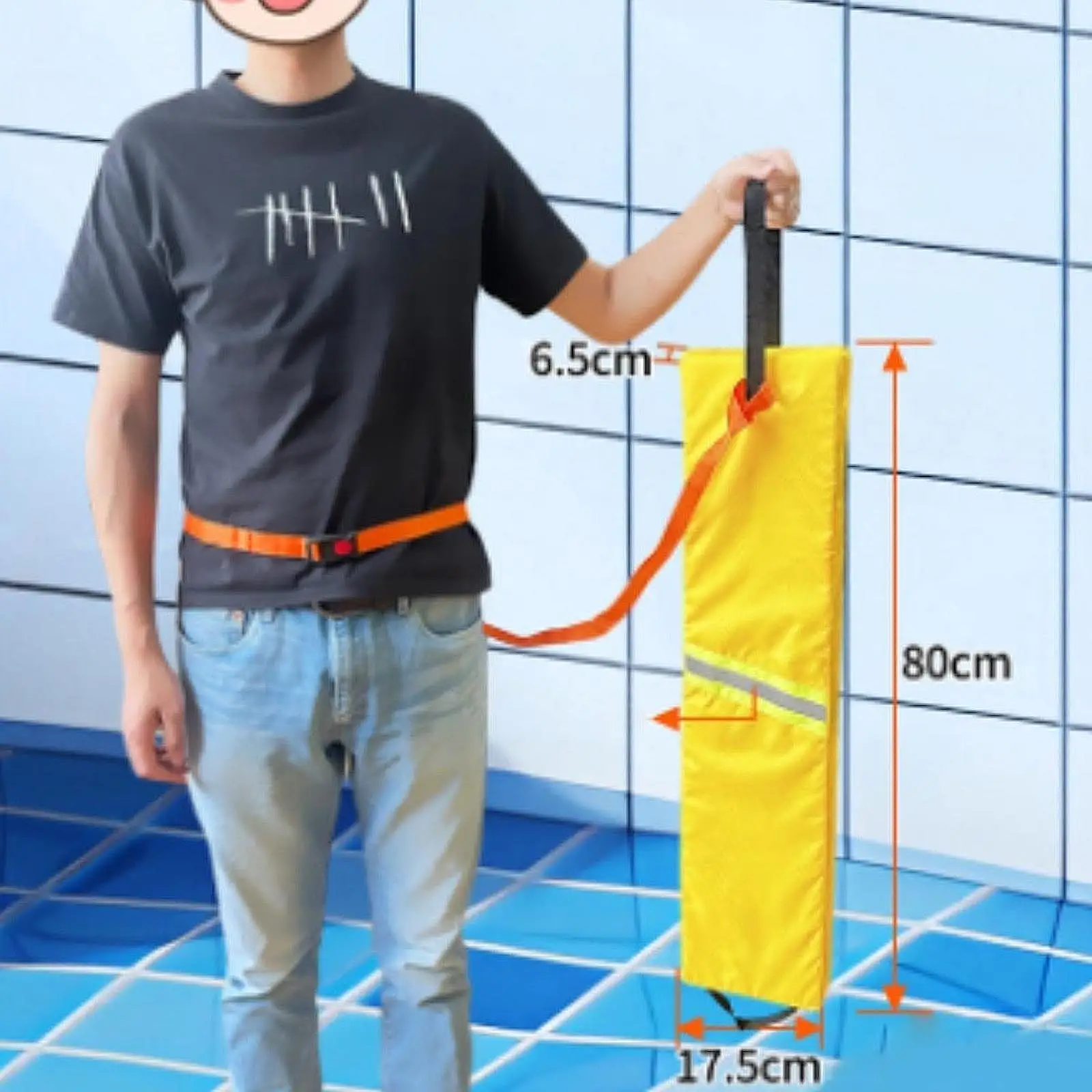 Professional Lifeguard Tube, 80cm Lifeguard Float for Commercial Use , Home, Beach