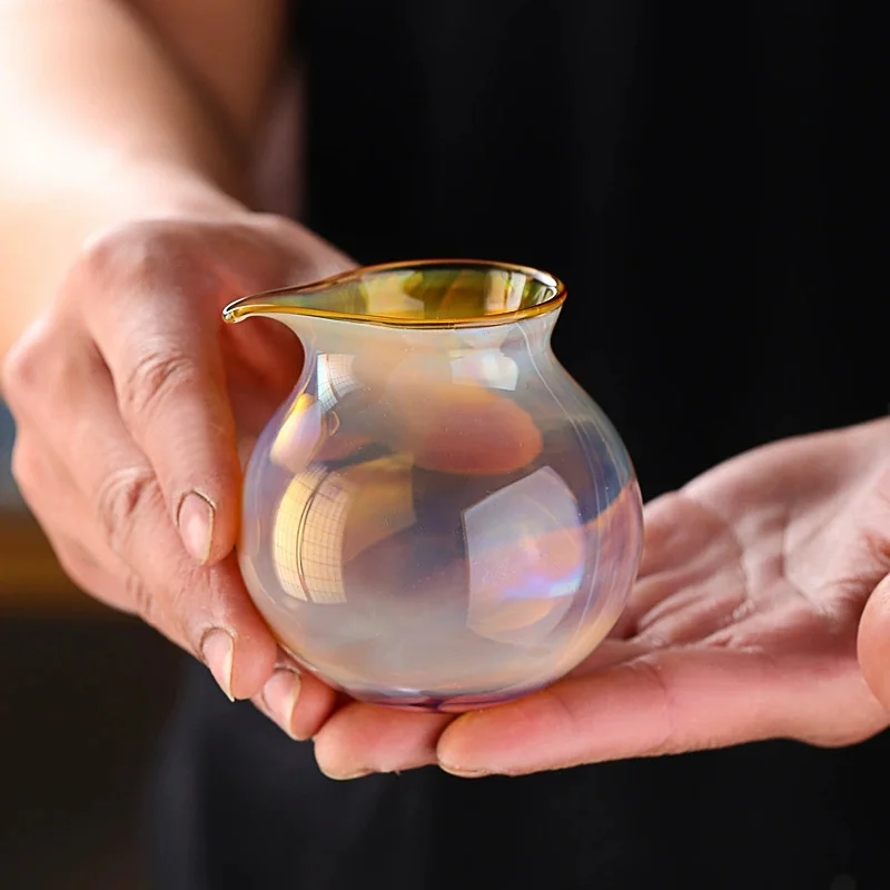 Prachtige Dazzling Hittebestendig Hoge Borosilicaatglas Fair Cup Thee Pitcher Huishoudelijke Chahai Kung Fu Thee Set Thee Divider