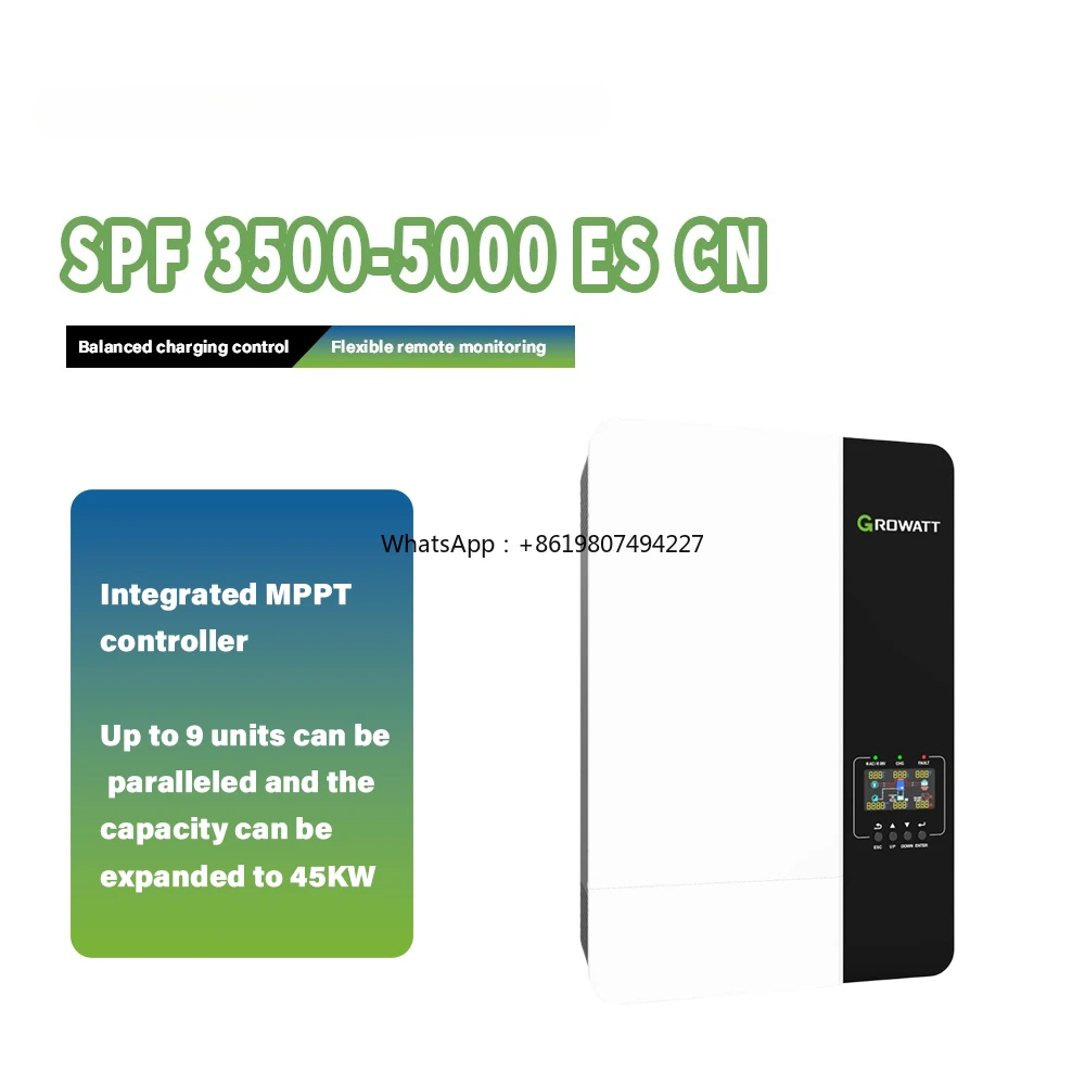

High Efficiency Off-Grid Solar Inverter Single Output Product for Solar Systems