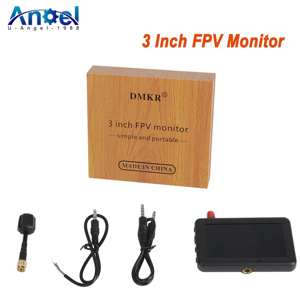 

Micro 5,8G 40CH 3-дюймовый ЖК-дисплей 480x320 с автоматическим поиском Мини-монитор FPV Встроенный аккумулятор 3,7 В 800 мАч для модели радиоуправляемого автомобиля-дрона