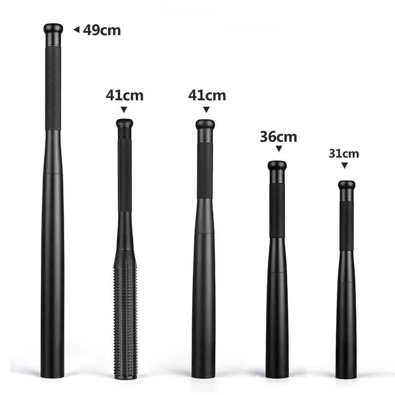 【3-in-1 Safety Guard】Baseball Bat LED Flashlight Waterproof ,Aviation Aluminum Anti-Skid Handle&AA Powered for Outdoor Emergency