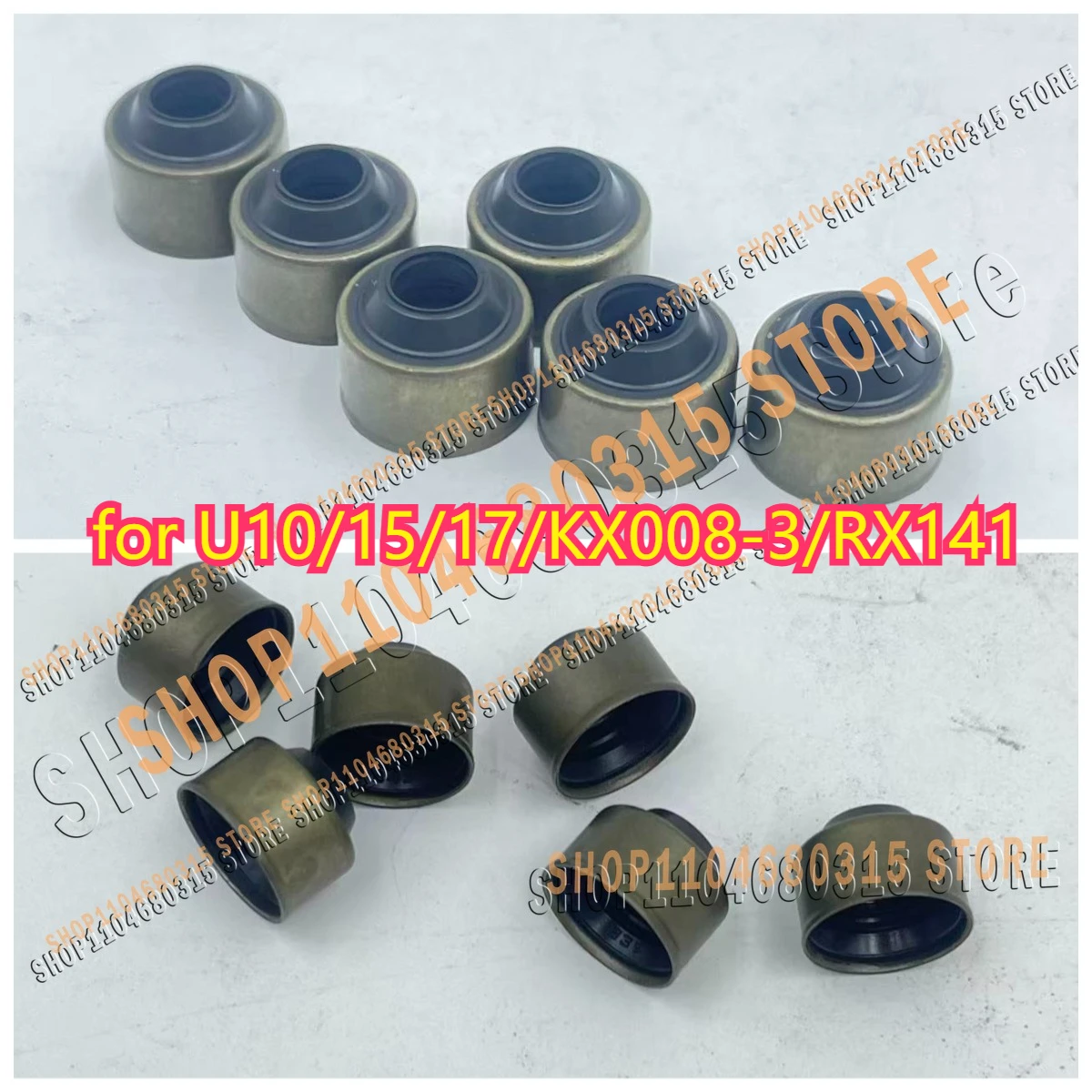 

Запчасти для мини-экскаваторов Kubota: сальник двигателя D722 для моделей U10/U15/U17/KX008-3/RX141 (клапан)