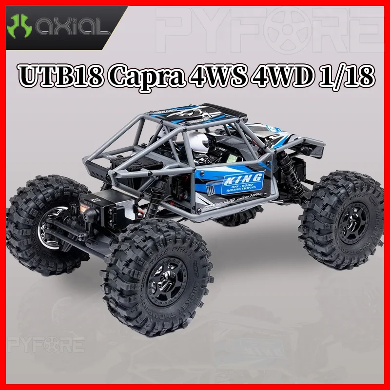 

AXIAL UTB18 Capra - 4WS 4WD 1/18 RC Electric Remote Control Rock Crawler Model Car, Trail Buggy RTR for Adult Children, RC Cars