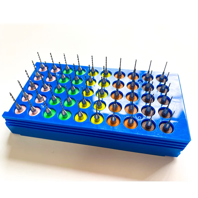 

50pcs/lot 0.2mm to 1.2mm PCB mini drill Bit tungsten steel carbide for print circuit board cnc drill Bits
