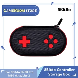 8Bitdo Portable Storage Bag Carry Case Handheld Game Console Hard Cover Protective Box For 8Bitdo SN30 Pro M30 Lite controllers