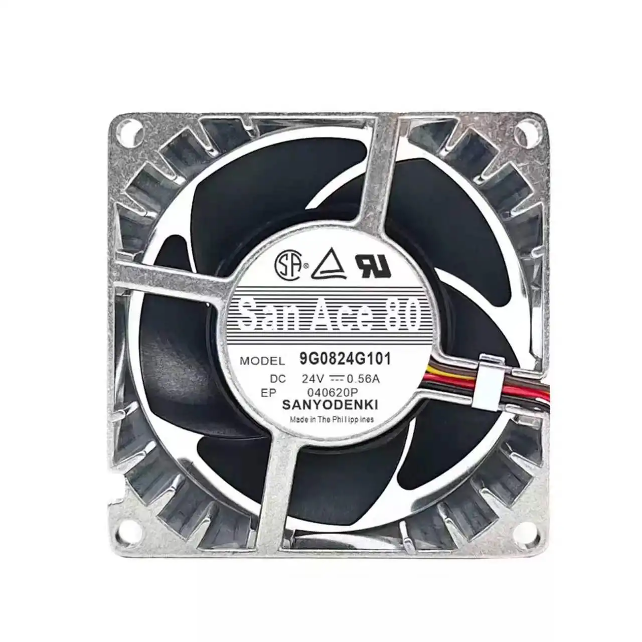 original-for-sanyo-denki-san-ace-80-9g0824g101-24v-056a-8038-4-pin-pwm-aluminum-frame-high-speed-industrial-cooling-fan