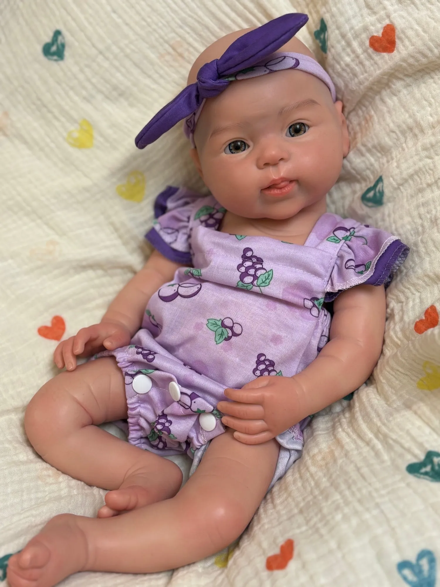 1PC/2 Styles Handmade Silicone Toy Reborn Doll - Unpainted/Painted Washable Realistic Anatomically Accurate Playful Gift Doll - view 5