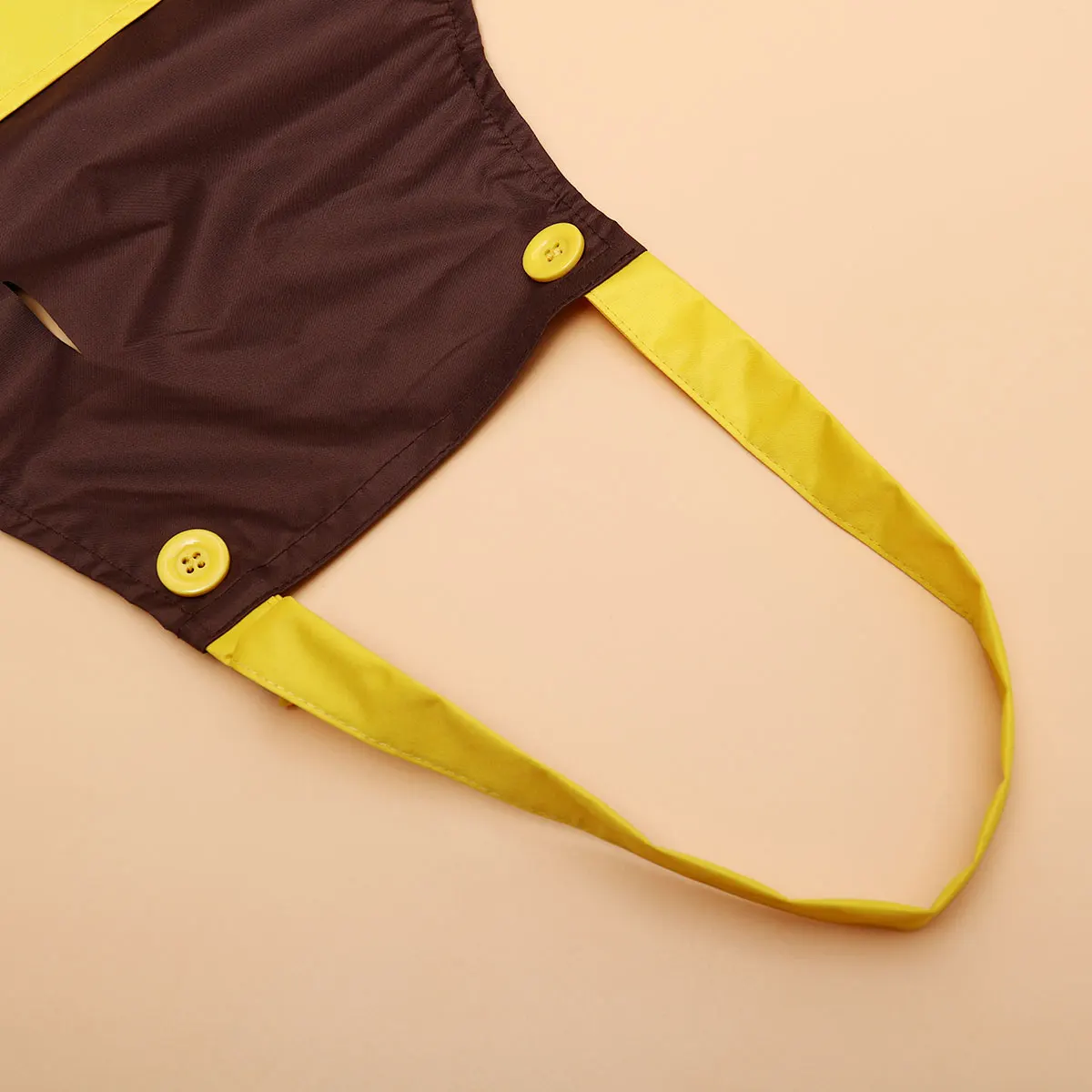 

1pc Waterproof Kids Art Painting Apron Reusable Children Artist Overalls With Pocket For Cooking Bbq (L 8-12 Years Old Coffee)