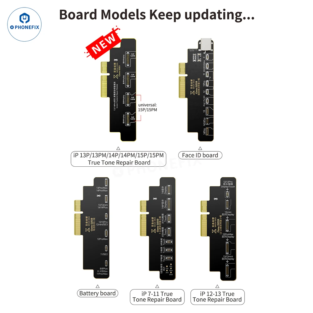 Imagem -02 - Qianli Clone Dz03 Face id Bateria True Tone Restaurar Programador para Iphone X15pro Max Tela Bateria Dot Projetor Reparação de Câmera