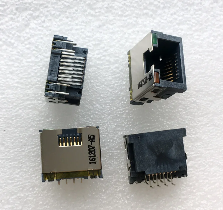 

For interface card interface 12 pins port hole, network socket RJ45 network port