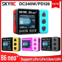 ​SKYRC B6neo+ Smart Charger High Power DC240W PD126W Multilanguage Balance Charger 600mA XT60/Type-C Compact Charger Discharger