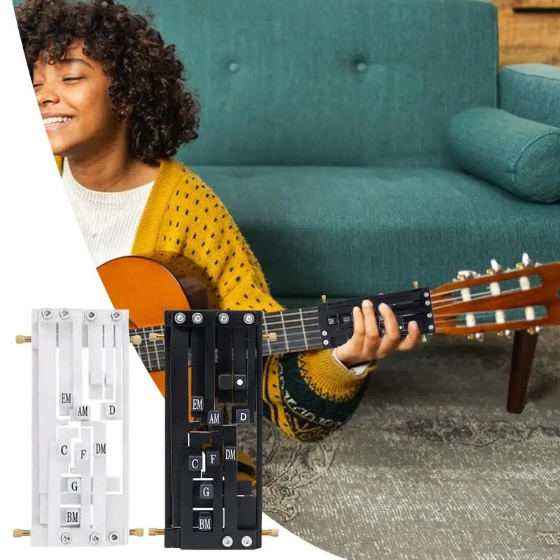 Herramienta de acordes de ayuda para guitarra, herramienta de aprendizaje de acordes, prensador de acordes, aprender a tocar guitarra rápidamente, accesorio de guitarra, herramientas de aprendizaje de guitarra