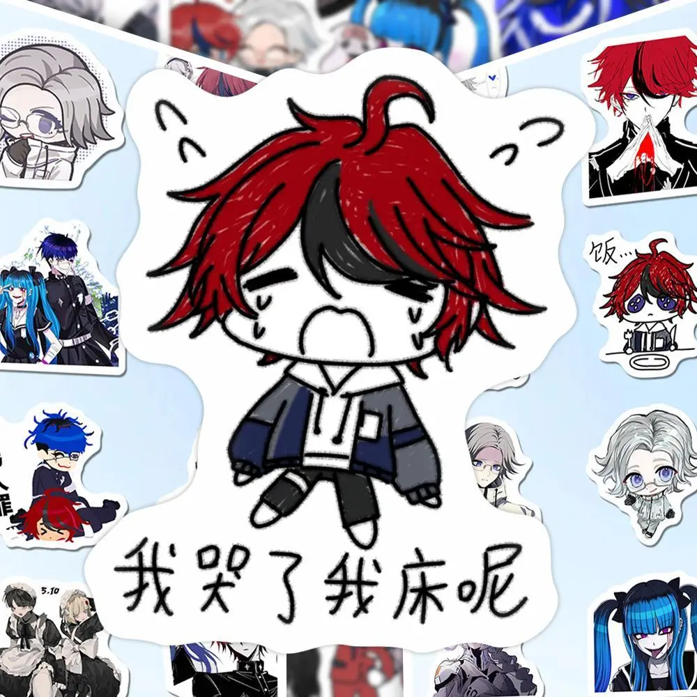 100 stks set Cartoon Schilderen Creatieve Sticker Mobiele Telefoon Decoratie COS Game HUNDREN LIJN Sumino Takumi Aotsuki Eito Gift Speelgoed
