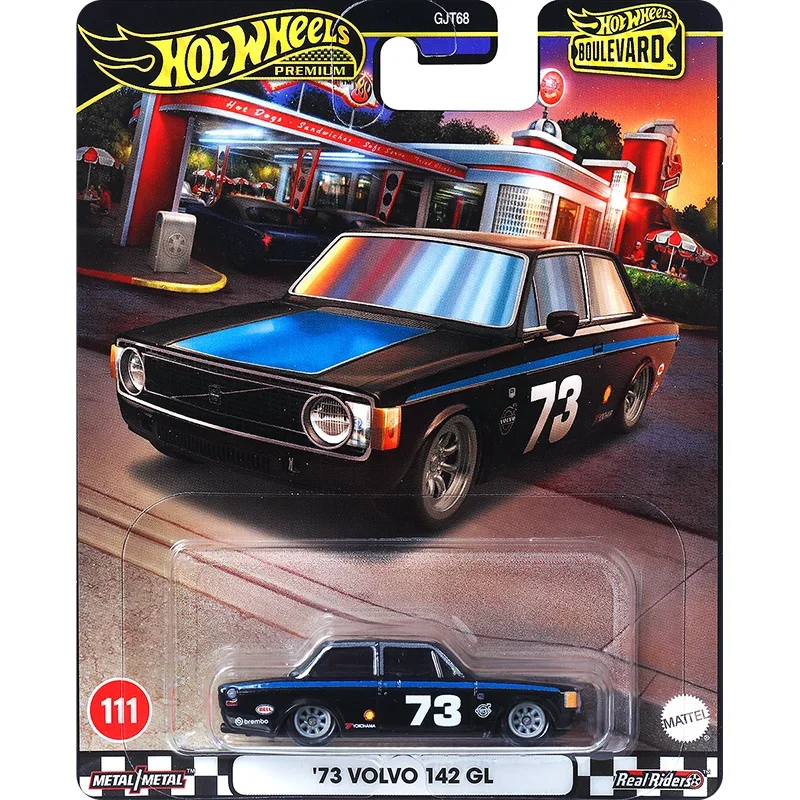 Original Hot Wheels Premium Car Boulevard 1/64 Diecast Toys for Boys Vehicles Volvo 142 32 Ford Volkswagen Samba Bus BMW M3 Gift