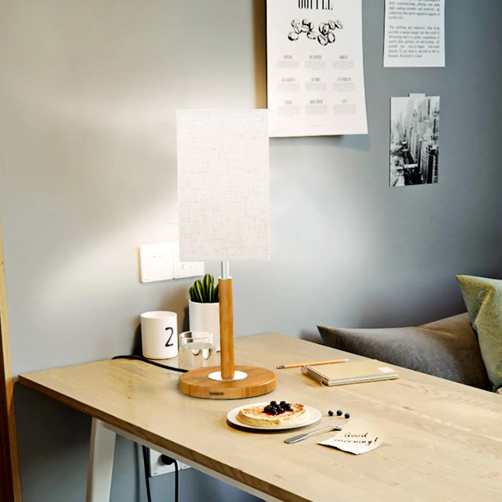 

Маленький тканевый абажур E27 для настенного светильника, декоративный чехол для настольной, напольной и подвесной лампы, создающий теплую атмосферу