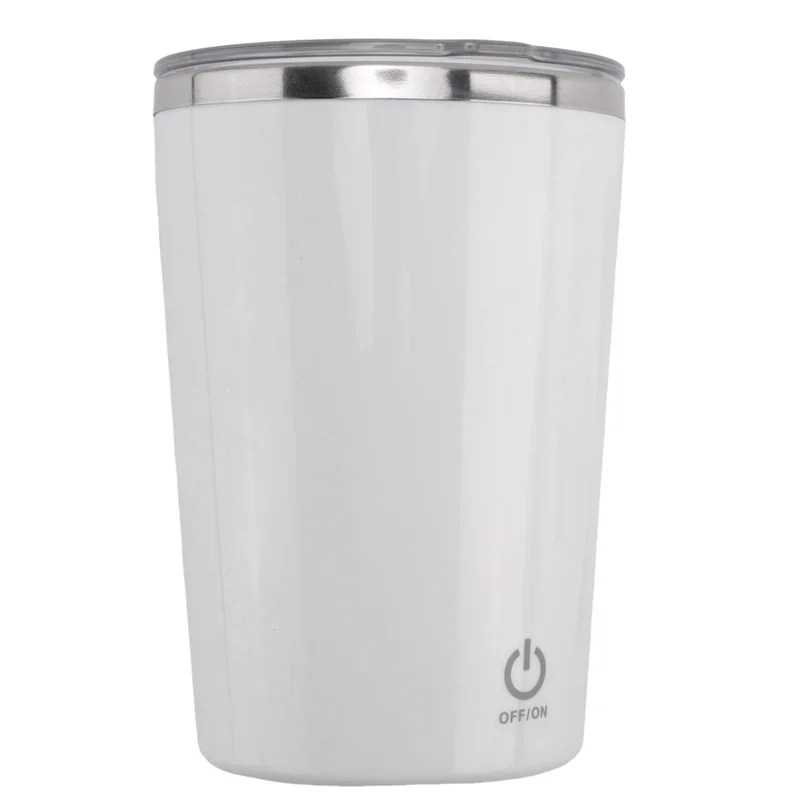 AA80-قدح التحريك الذاتي، كوب خلط كهربائي 350 مللي كوب التحريك المغناطيسي القابل لإعادة الشحن كوب مغناطيسي تلقائي للتحريك الذاتي