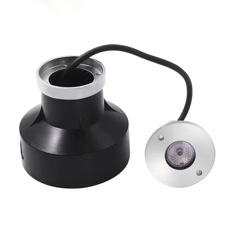 

Hot sell IP68 waterproof Mini 316 stainless steel underwater light blue underground rgb recessed 68mm led swimming pool light