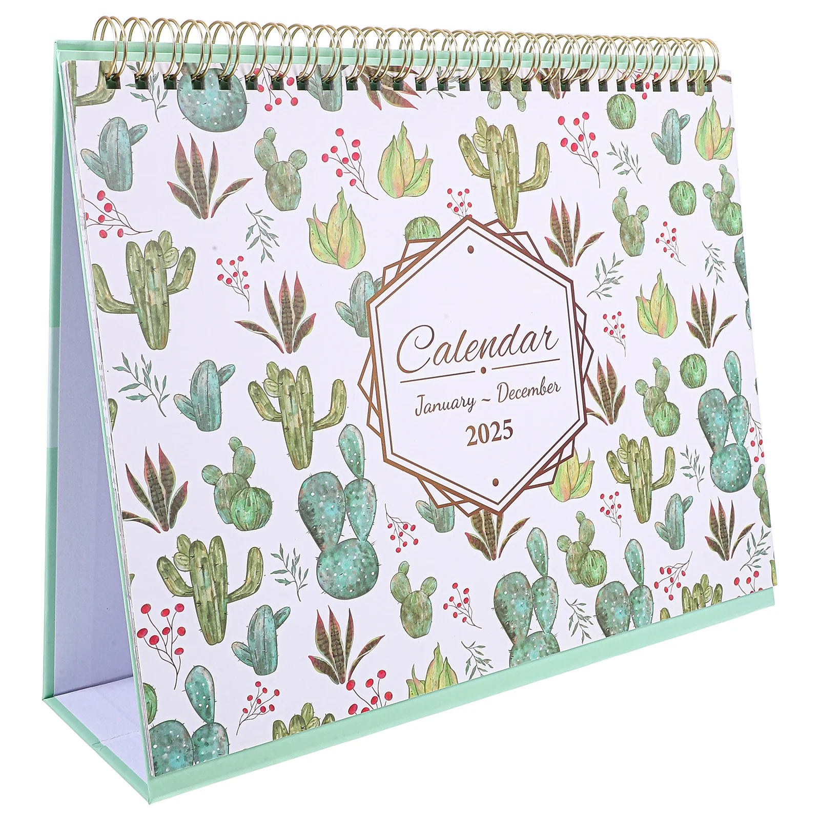 Flip Calendar 2025 Business Planner Desk Monthly Whiteboard Standing Spiral Tabletop Iron Office